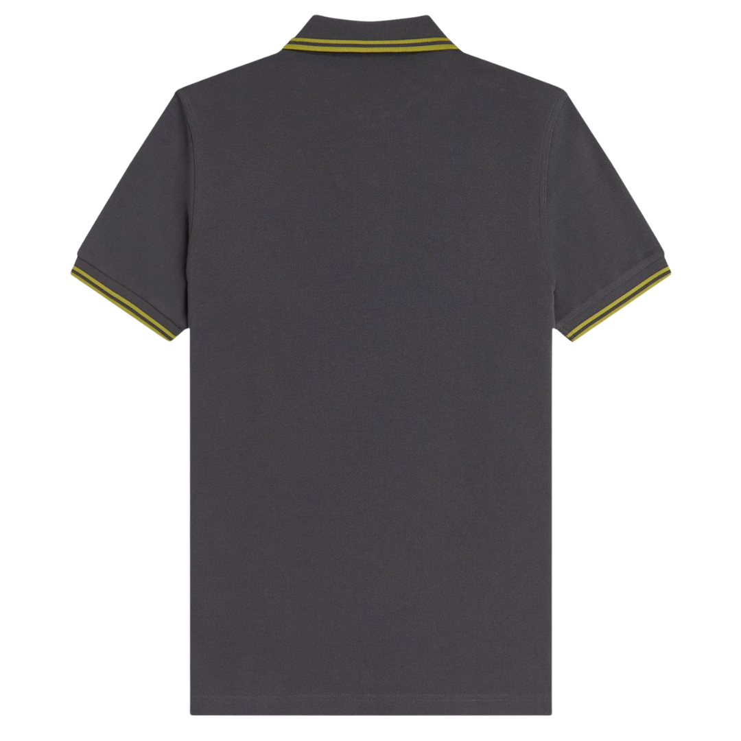 Fred Perry Twin Tipped Polo Shirt in Anchor Grey