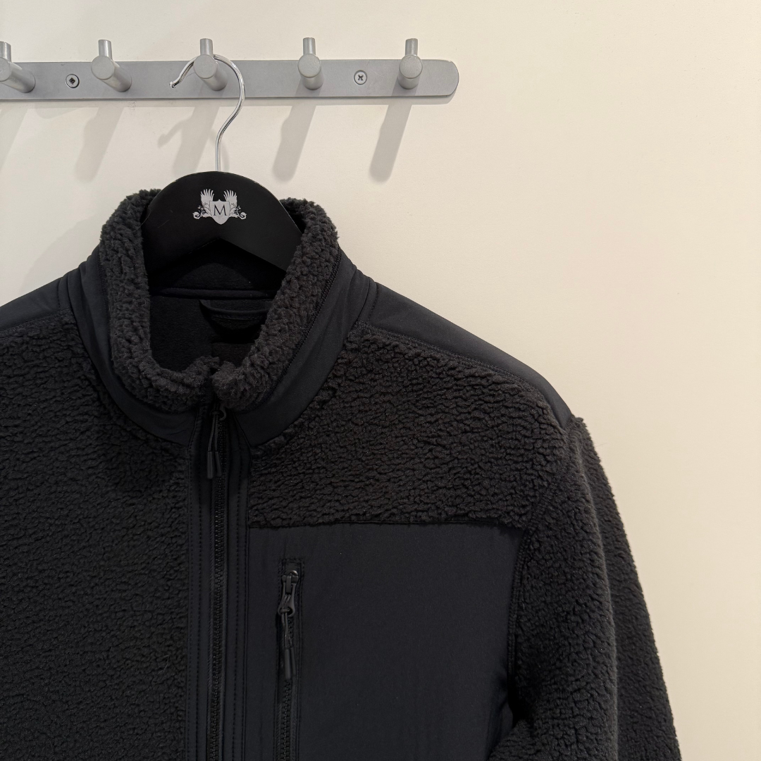 The Maysons Community Zip Up Fleece in Black