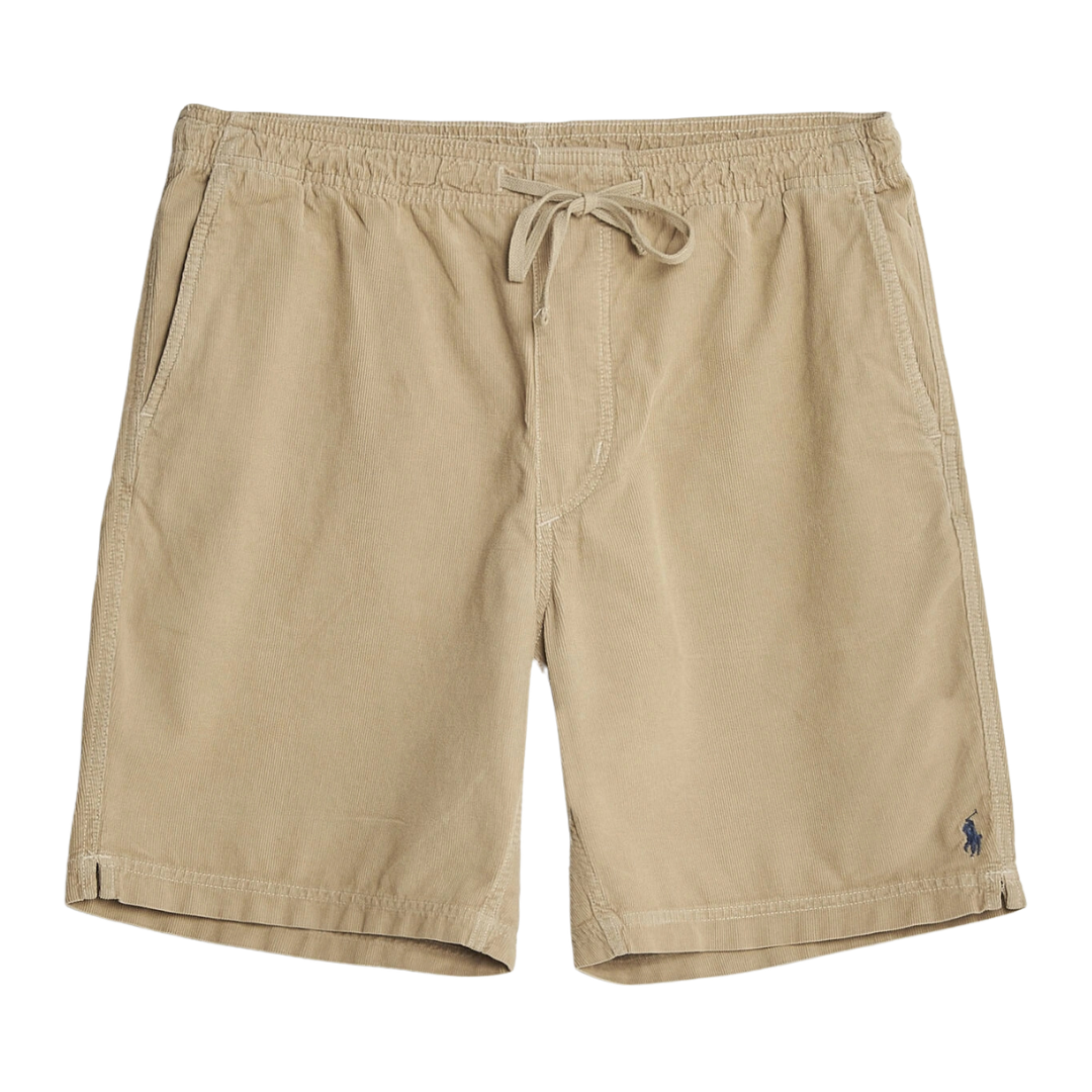 Ralph Lauren Micro Corduroy Shorts in Paddock Tan