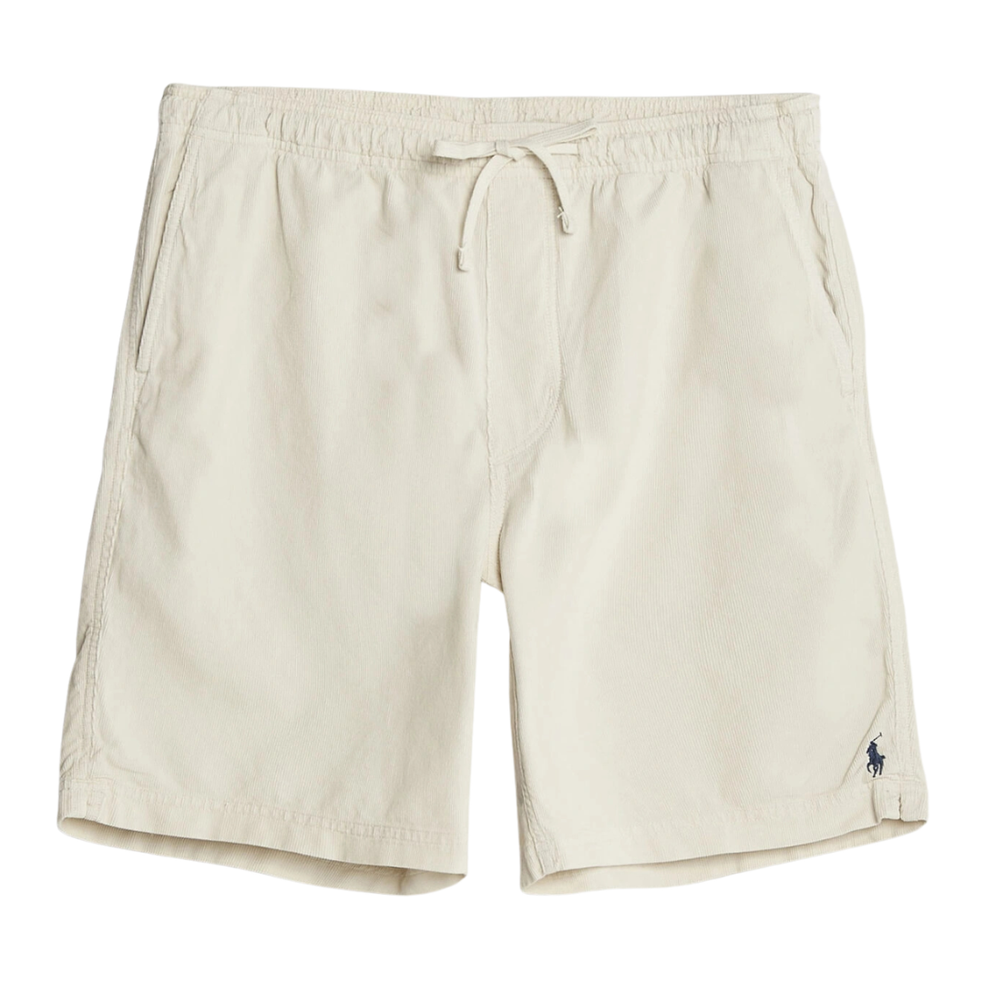 Ralph Lauren Micro Corduroy Shorts in Warm Cream