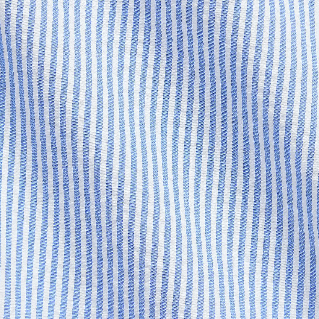 Ralph Lauren Seersucker Striped Shirt in Light Blue