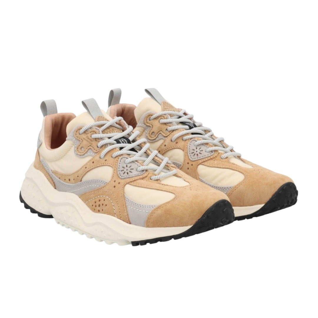 Flower Mountain Wave Beige-Cream-Light Grey