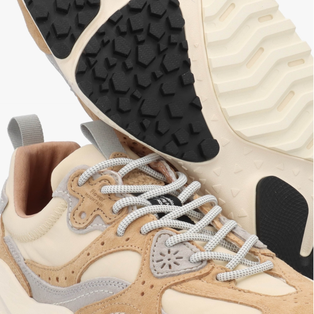 Flower Mountain Wave Beige-Cream-Light Grey