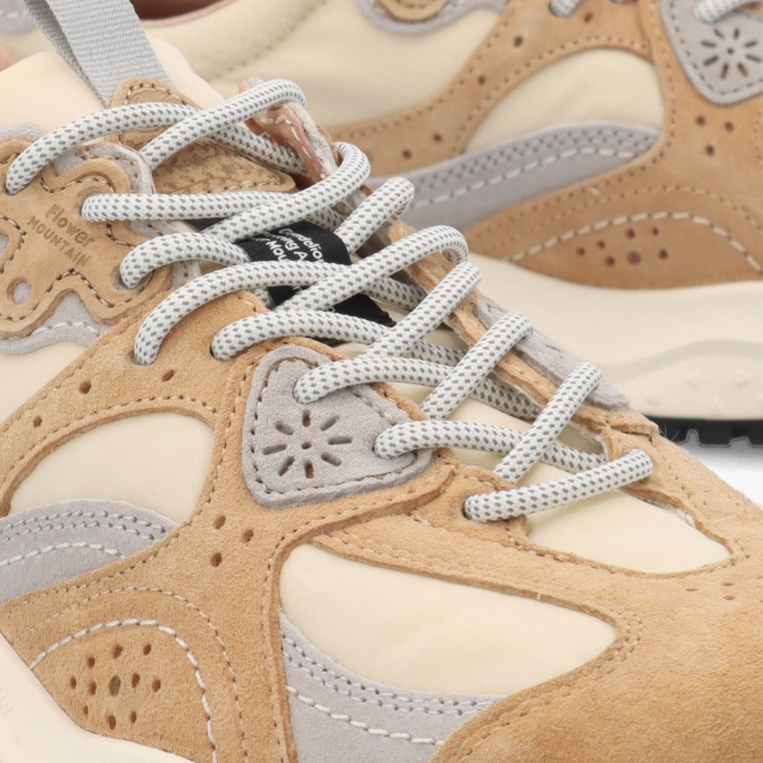 Flower Mountain Wave Beige-Cream-Light Grey