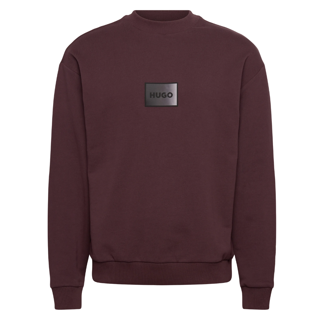 HUGO Danotop Sweatshirt in Open Brown