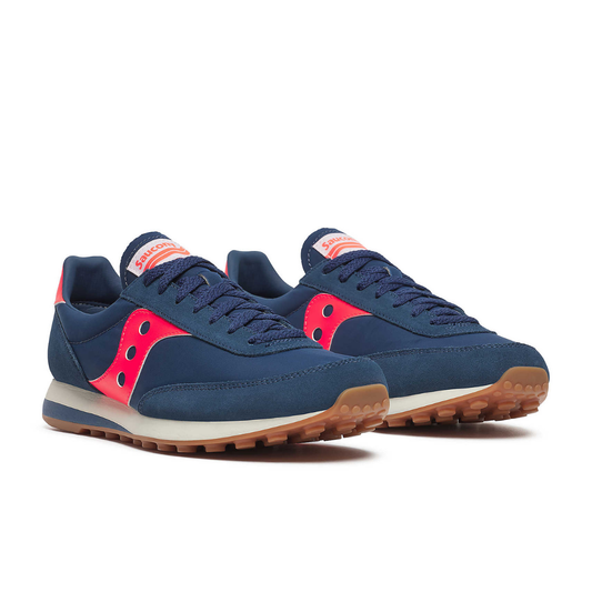 Saucony Trainer 80 in Navy & Red