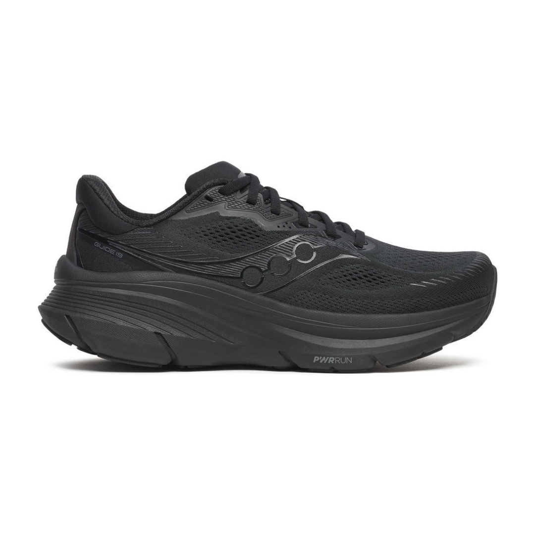 Saucony Guide 19 Trainers in Triple Black