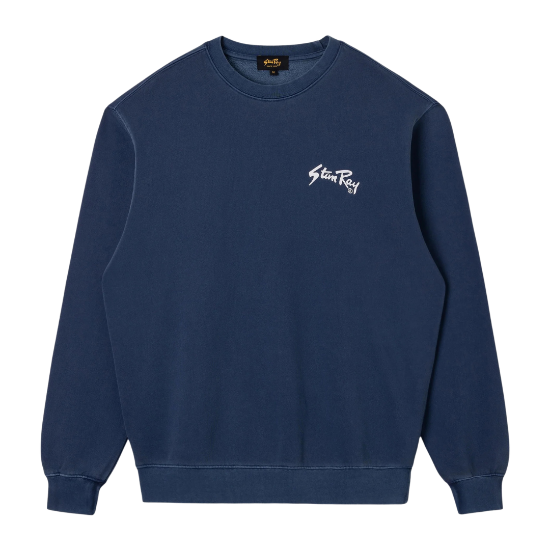Sweat-shirt ras du cou Stan Ray Stan OG en Marine