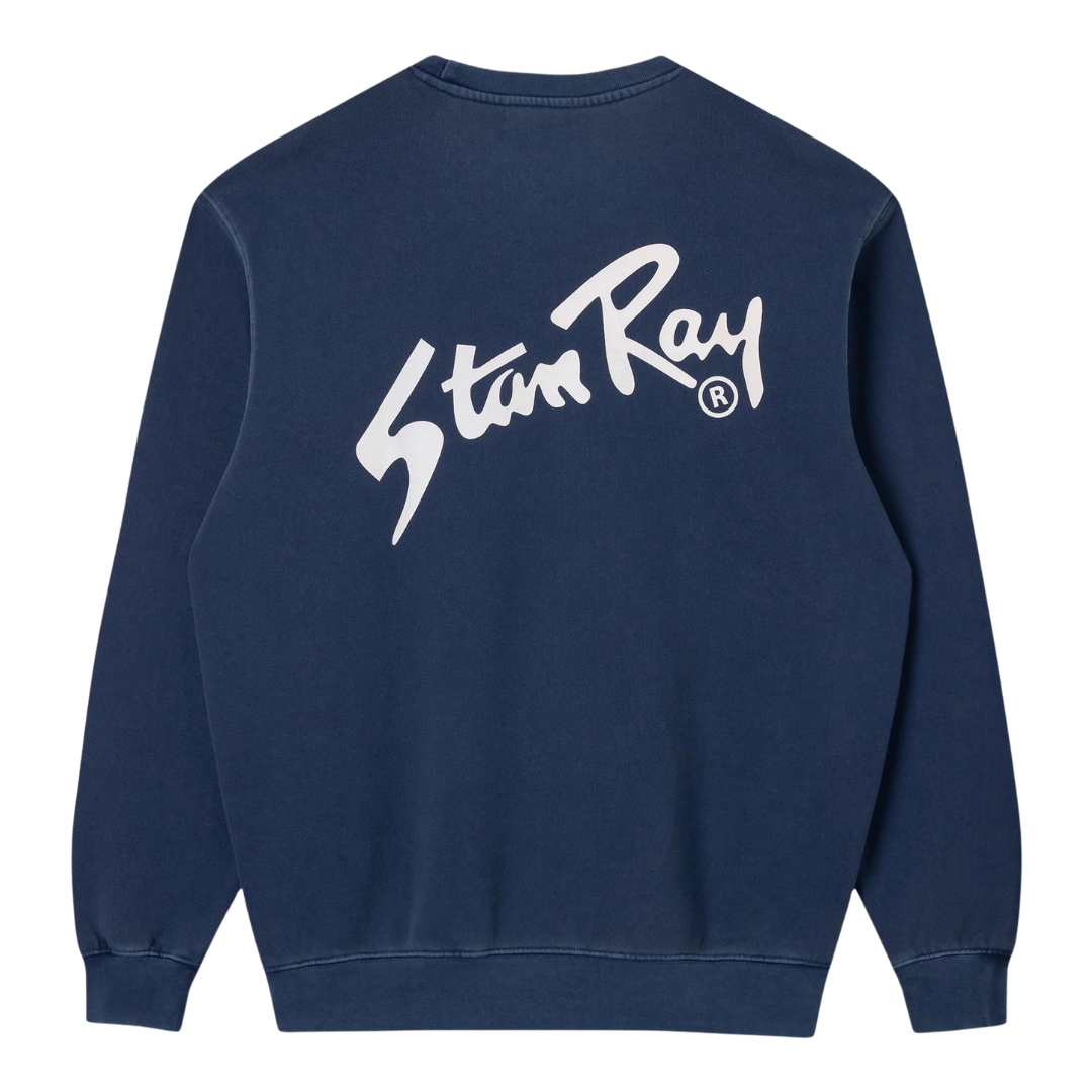 Sweat-shirt ras du cou Stan Ray Stan OG en Marine