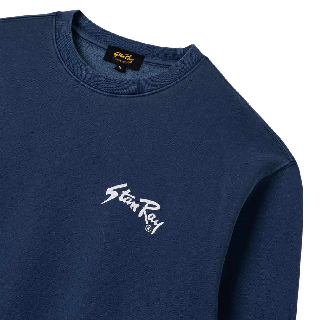 Sweat-shirt ras du cou Stan Ray Stan OG en Marine