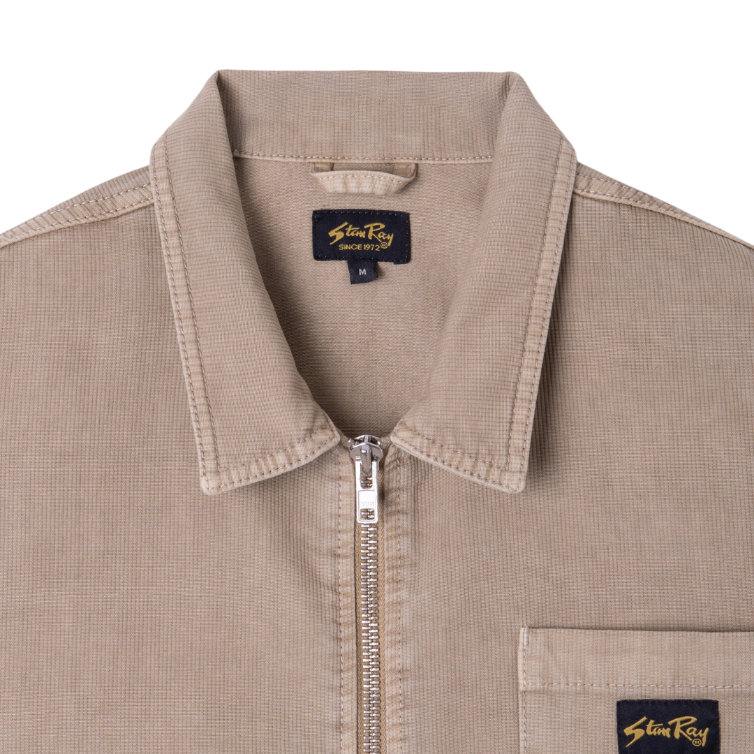 Chemise zippée Stan Ray en Eucalyptus