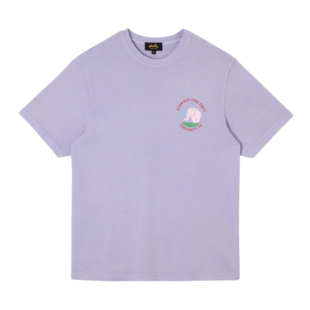 Stan Ray Fire Dept T-Shirt in Cosmic Purple