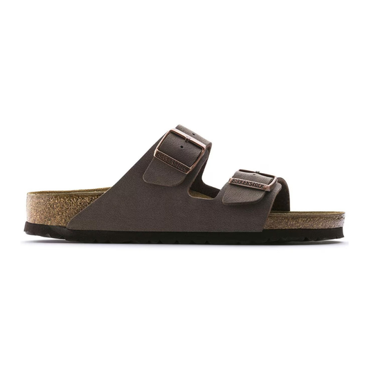 Birkenstock Arizona Birko-Flor Nubuck Sandal in Mocca