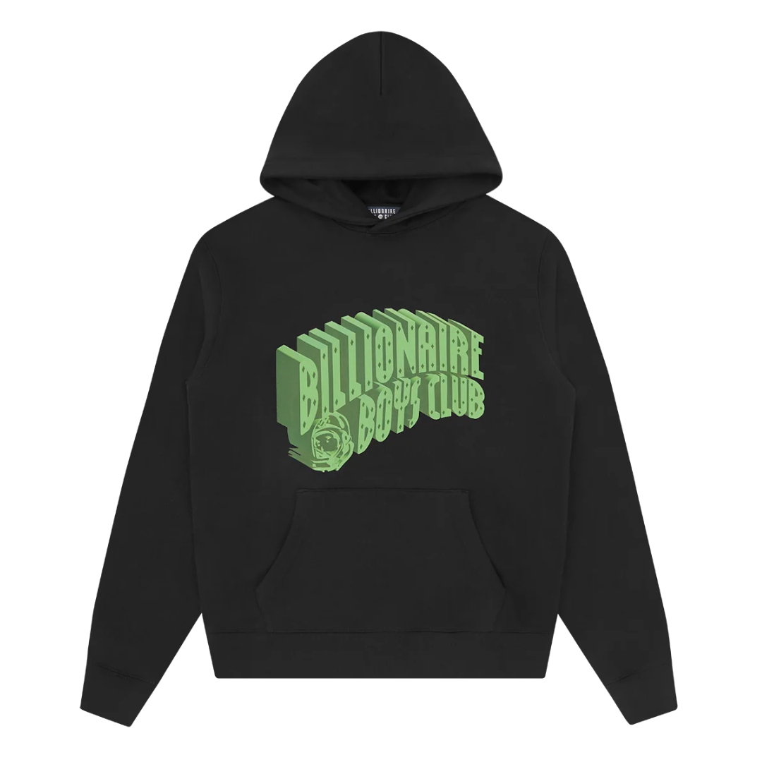 Billionaire Boys Club 3D Arch Logo Popover Hoody in Black