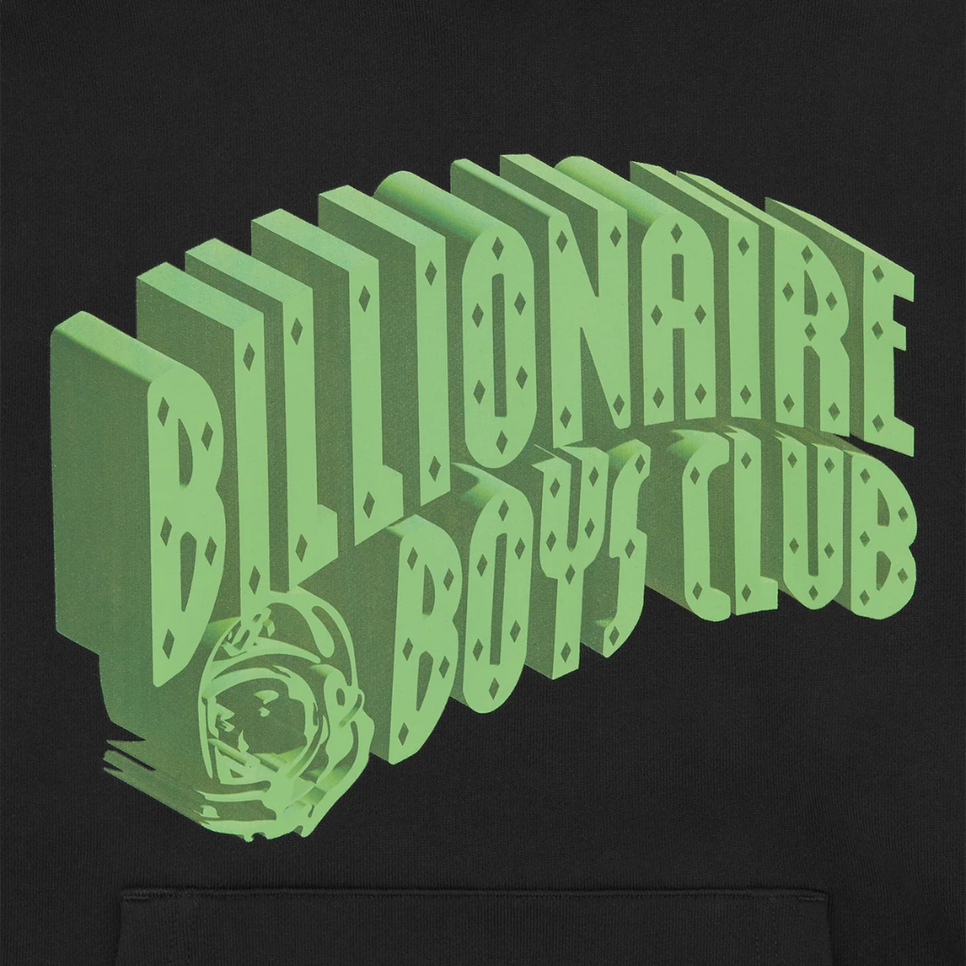 Billionaire Boys Club 3D Arch Logo Popover Hoody in Black