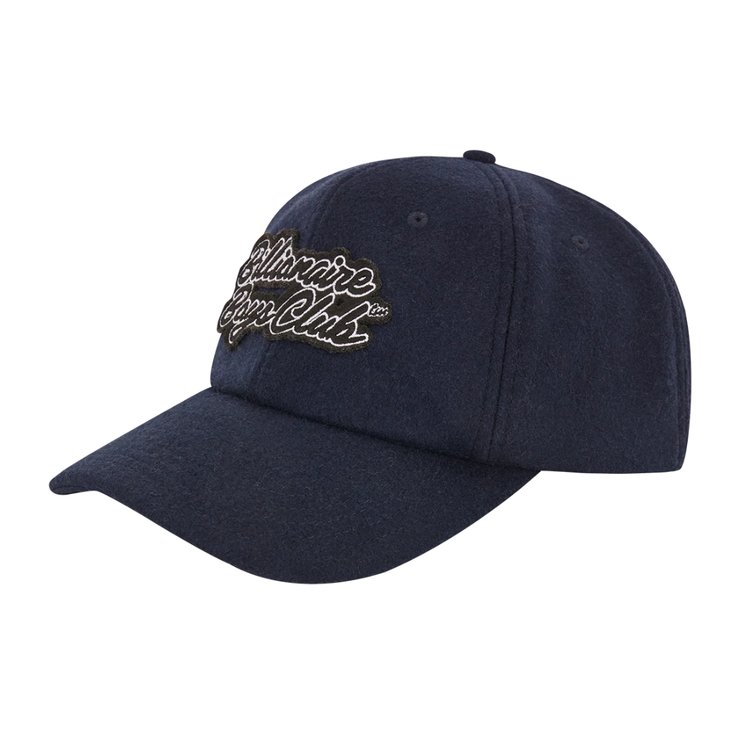 Billionaire Boys Club Script Logo Dad Cap in Navy