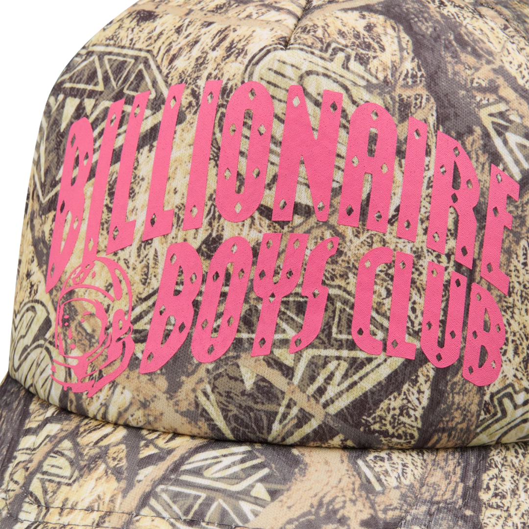 Billionaire Boys Club Diamonds & Dollars Camo Arch Logo Cap
