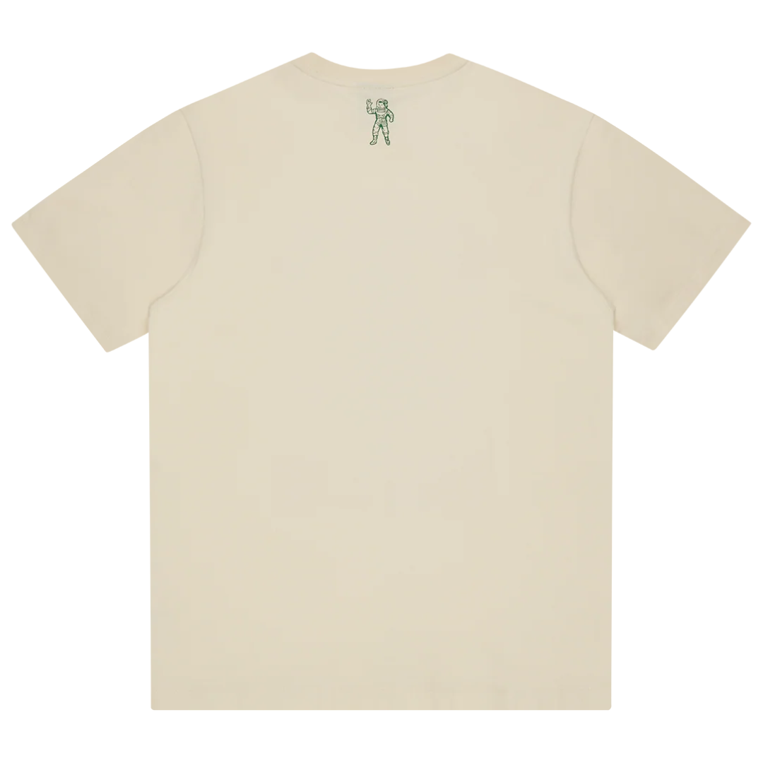 Billionaire Boys Club Rhinestone Mascot T-Shirt in Washed Ecru