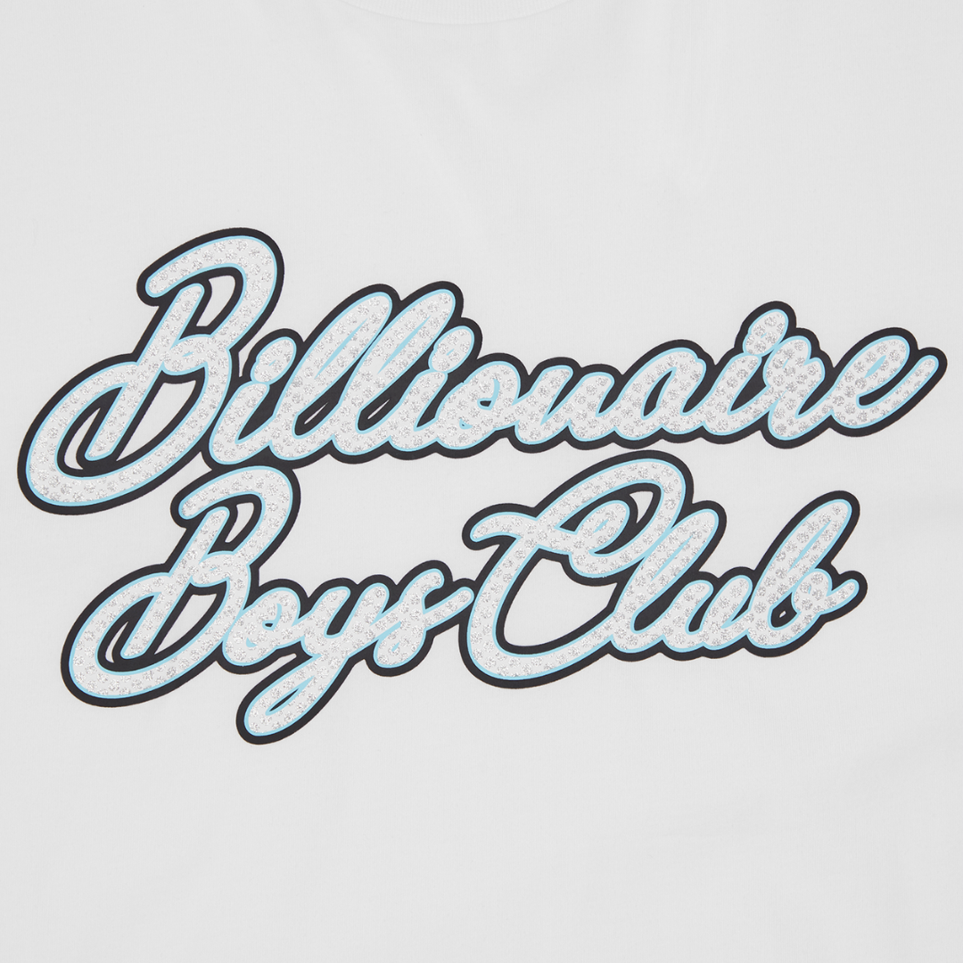 T-shirt Billionaire Boys Club Diamond Script blanc