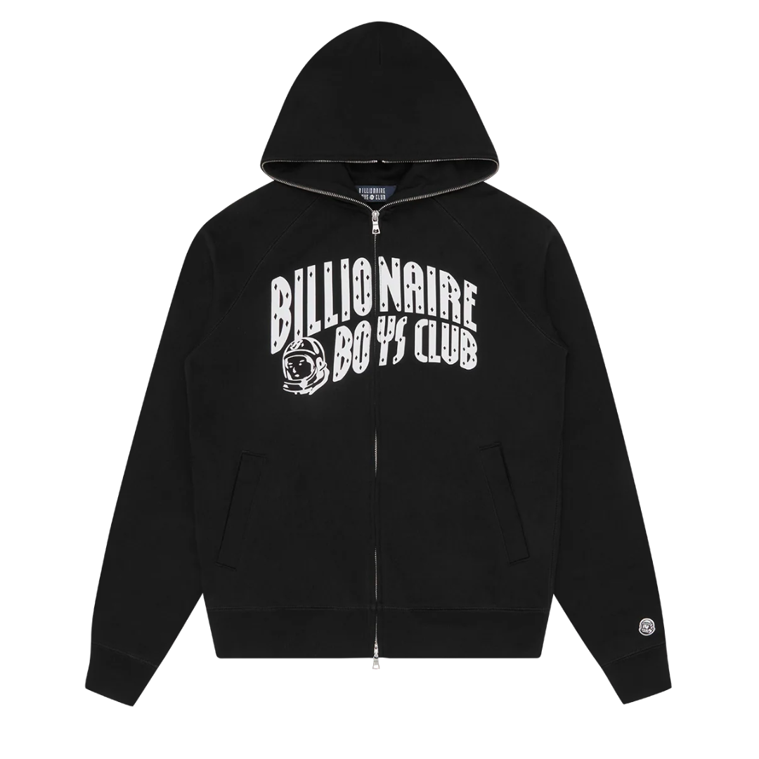 Billionaire Boys Club Arch Logo Zip Hoodie in Black