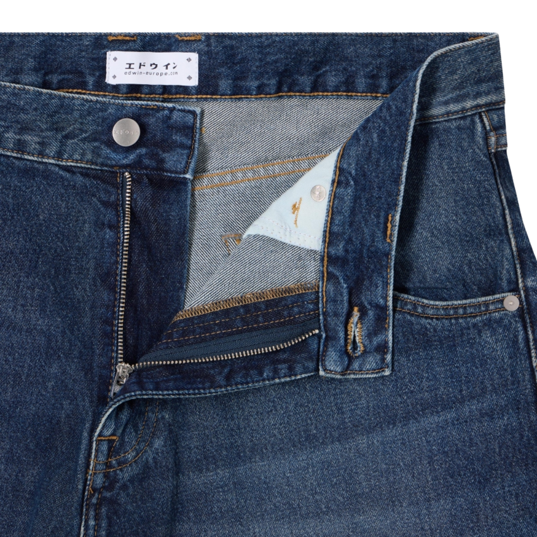 Edwin Tyrell Pant Blue - Nix Wash