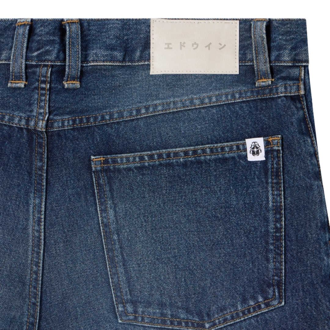 Edwin Tyrell Pant Blue - Nix Wash