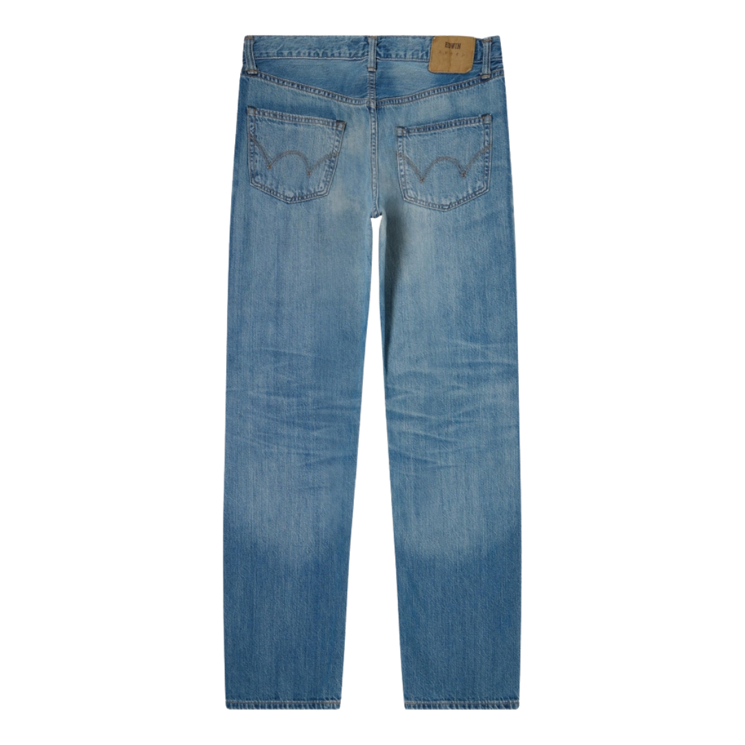 Edwin Regular Straight Jeans in Blue - Light Used