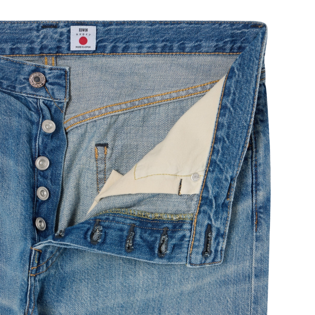 Edwin Regular Straight Jeans in Blue - Light Used