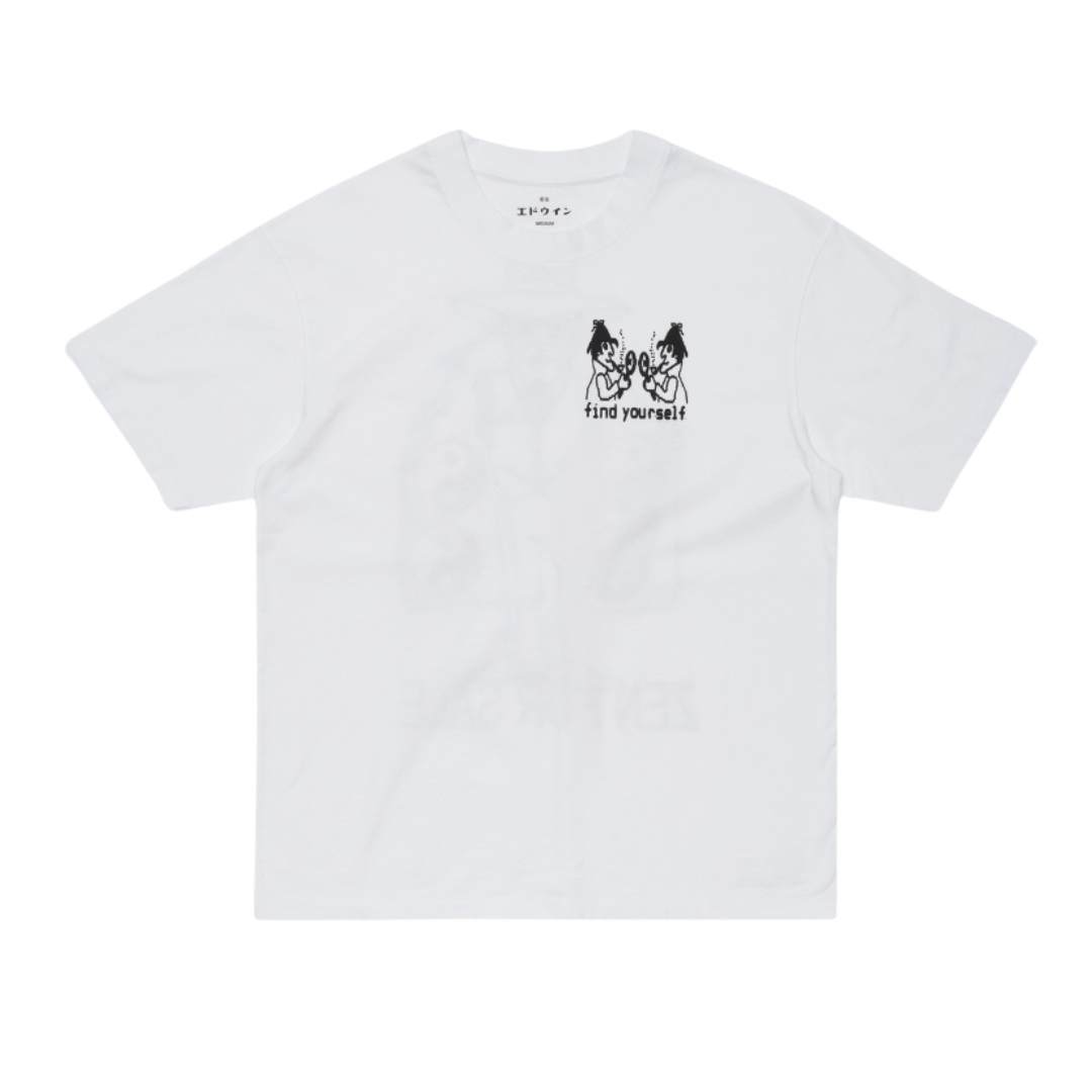 T-shirt Edwin Zen à vendre en blanc
