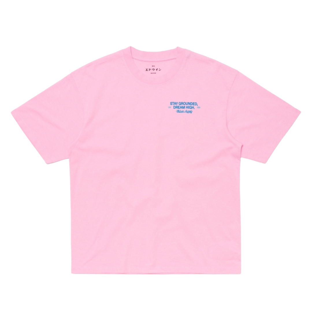 T-shirt Edwin Laid-Back League Rose Begonia