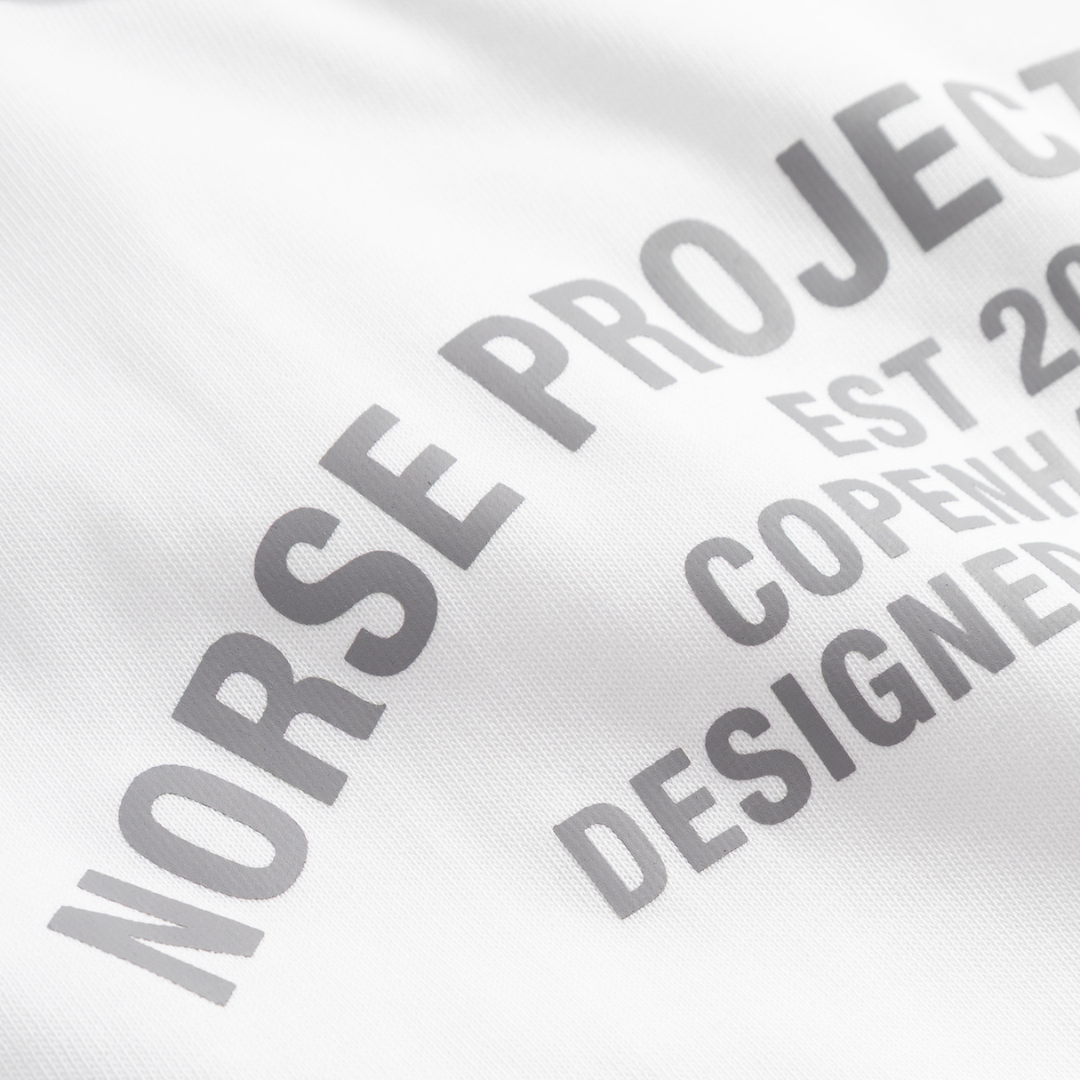 T-shirt imprimé Snekkersten Norse Projects blanc