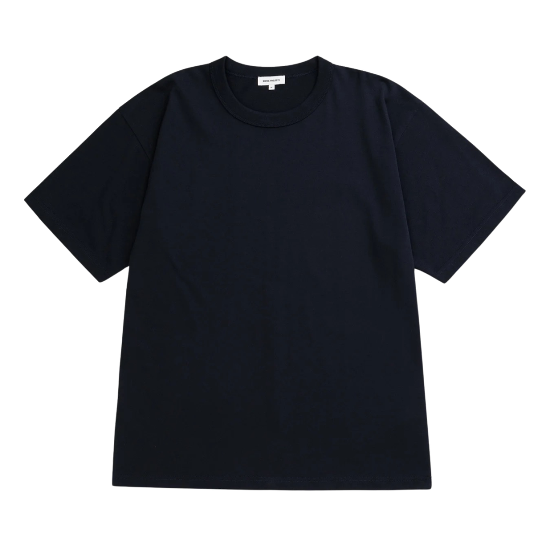 T-shirt imprimé Snekkersten Norse Projects marine foncé