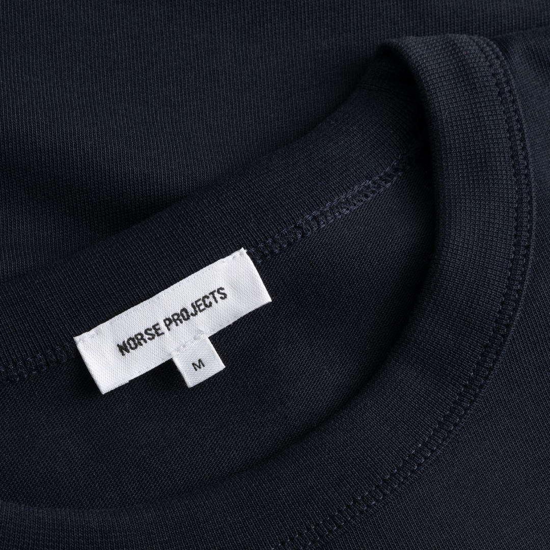 T-shirt imprimé Snekkersten Norse Projects marine foncé