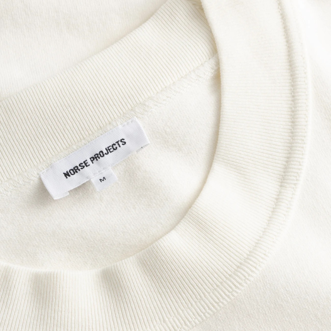 T-shirt manches longues Isefjord Ecru Norse Projects