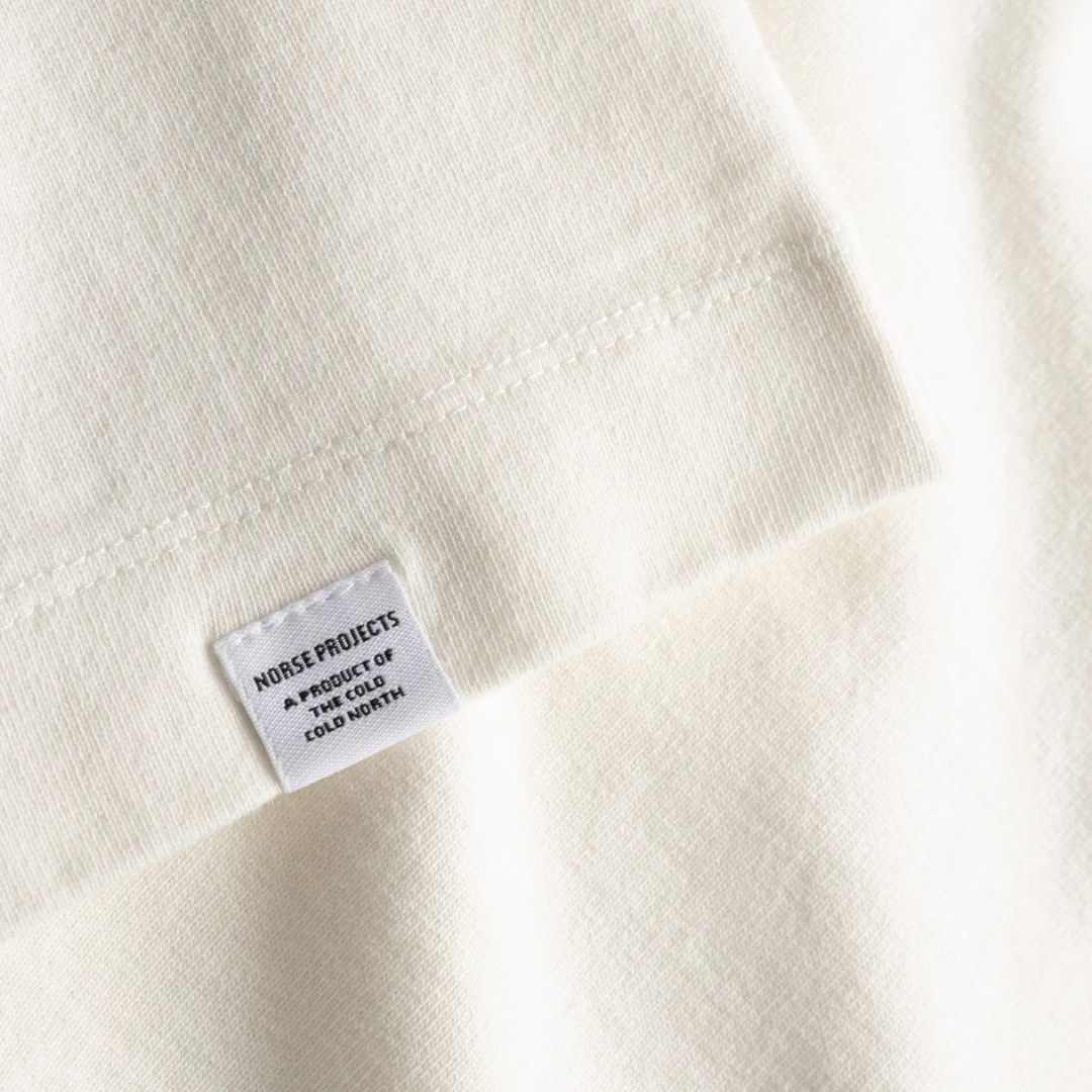 T-shirt manches longues Isefjord Ecru Norse Projects