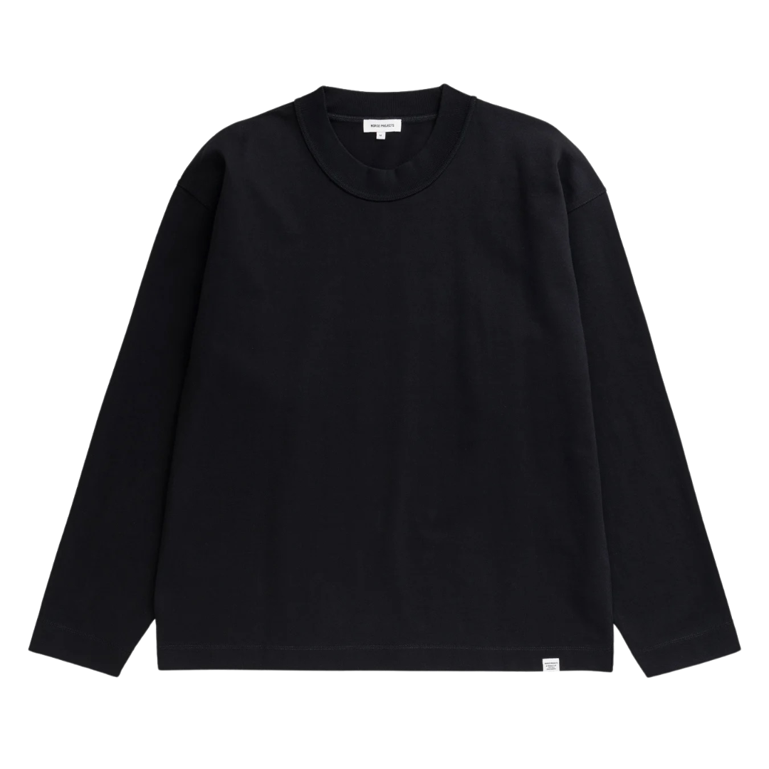 Norse Projects Isefjord T-shirt Manches Longues Noir