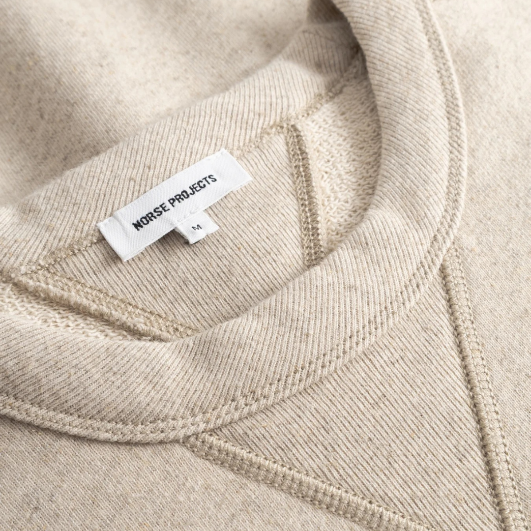 Norse Projects Kulhhuse Sweatshirt in Natural