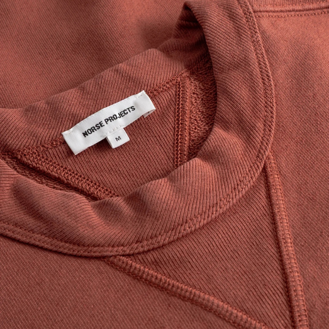 Norse Projects Kulhhuse Sweatshirt in Cowhide