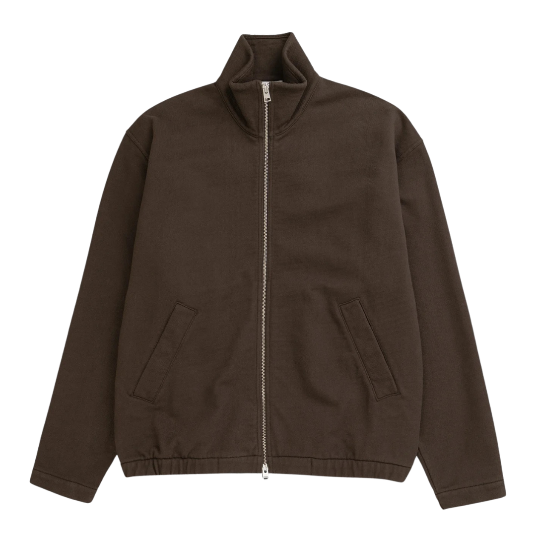 Norse Projects Hornidal Track Jacket in Delicioso Brown