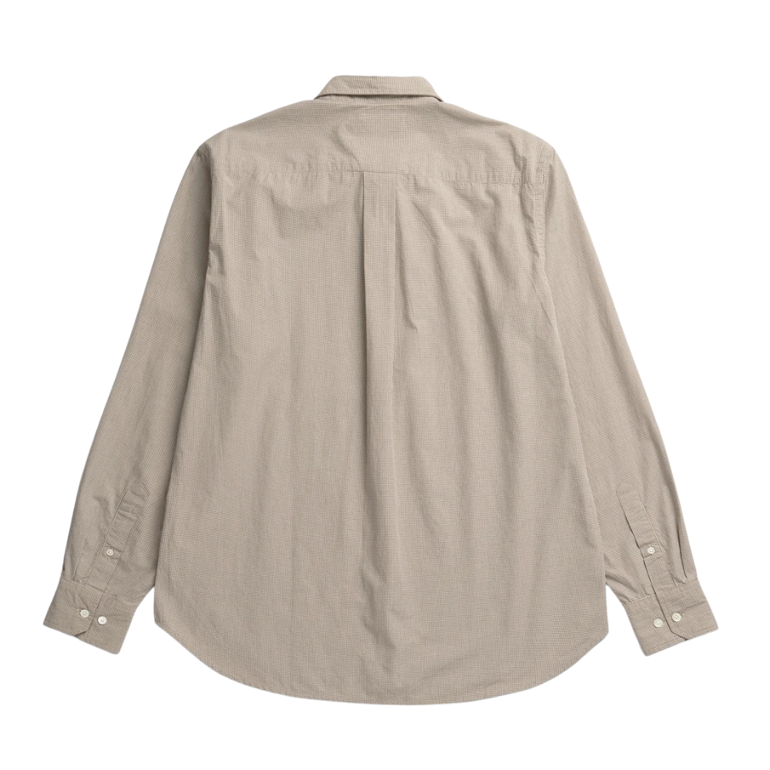 Chemise Micro Carreaux Kongshoved Norse Projects coloris avoine