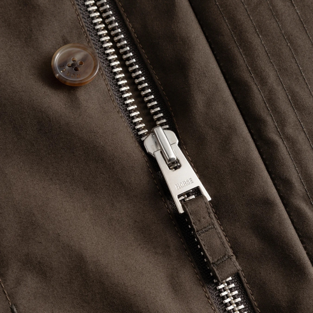 Norse Projects Holmen Wax Jacket in Delicioso Brown
