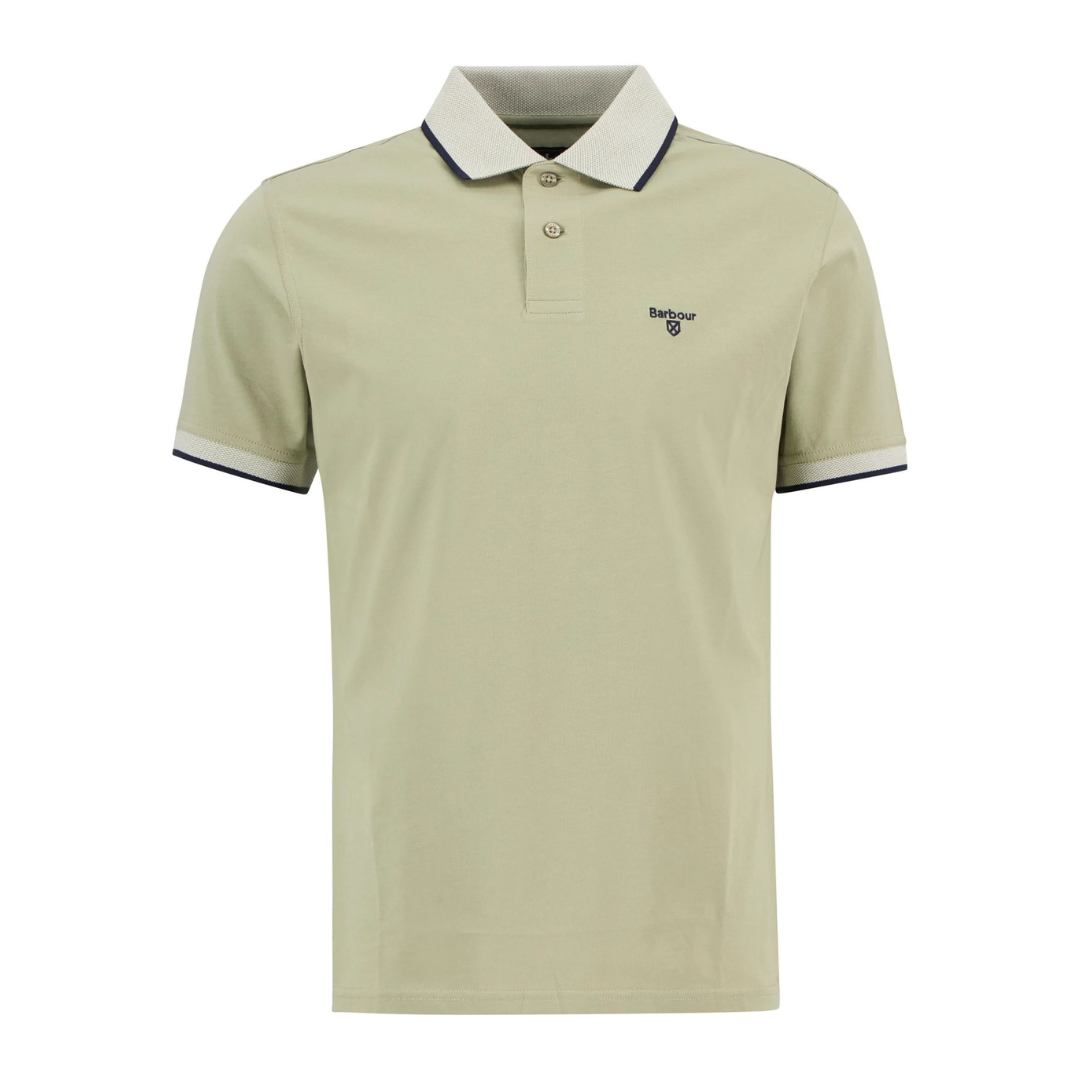 Polo Barbour Cornsay vert mer