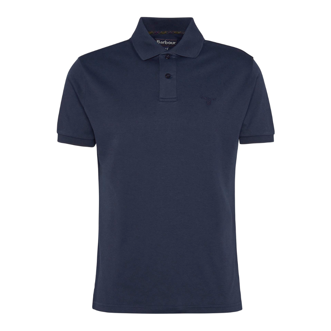 Barbour Hylton Polo Top in Navy