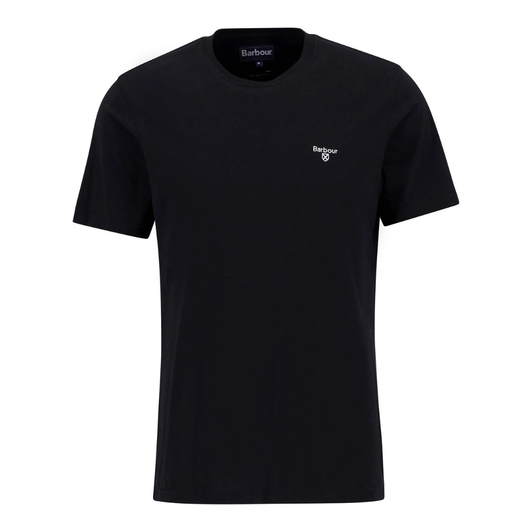 T-shirt Barbour Essential noir