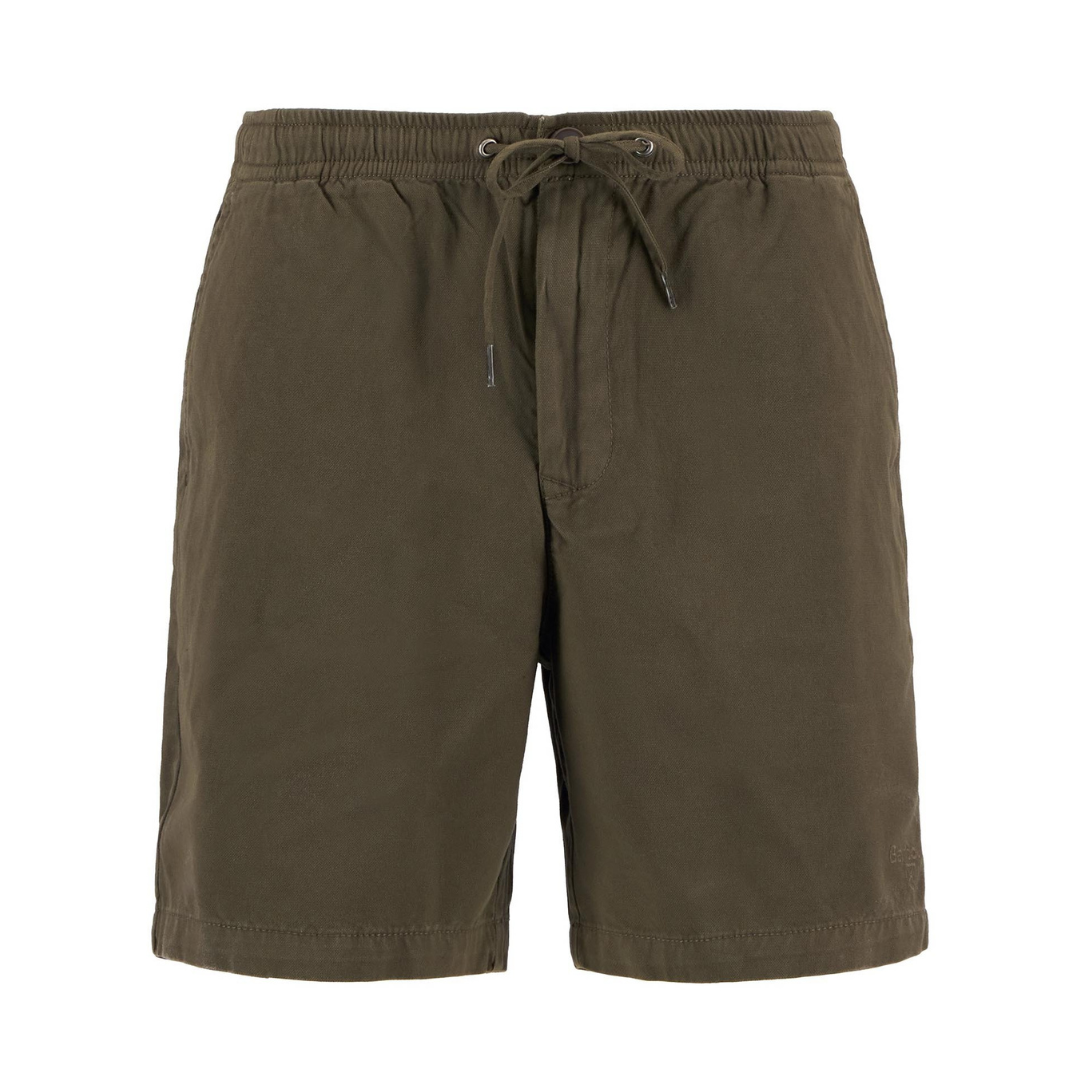 Barbour Oxford Shorts in Uniform Green