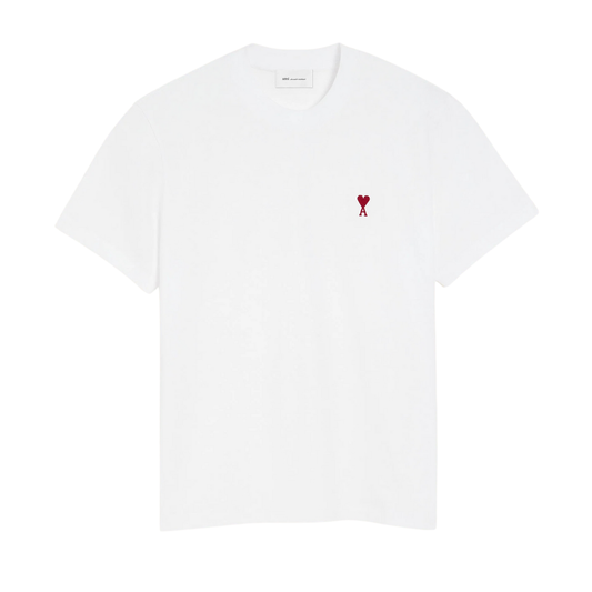 AMI Paris Ami De Coeur T-Shirt in White