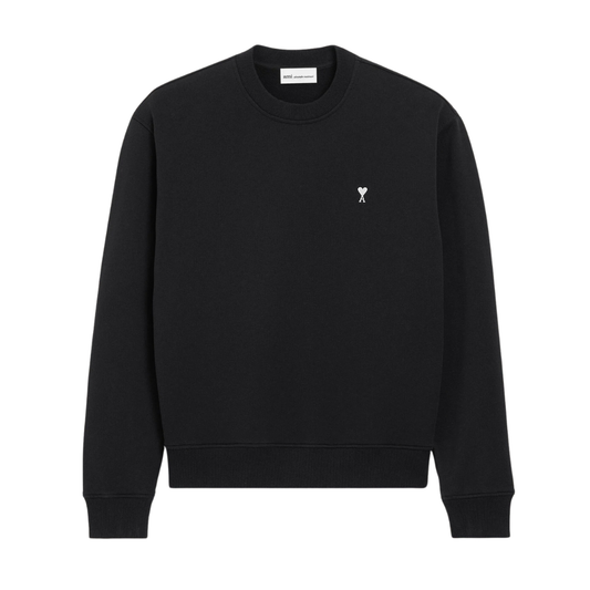 AMI Paris Contrast ADC Sweatshirt in Black