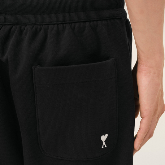AMI Paris Contrast ADC Shorts in Black