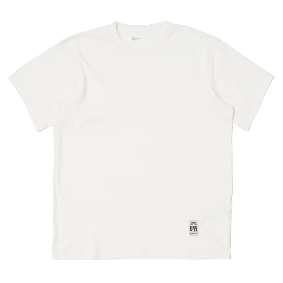 Universal Works Core T-Shirt in Ecru