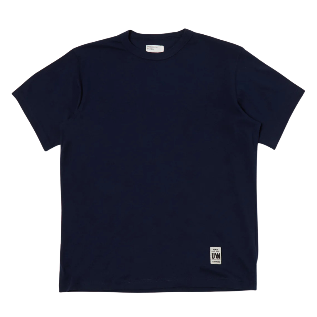 Universal Works Core T-Shirt in Navy